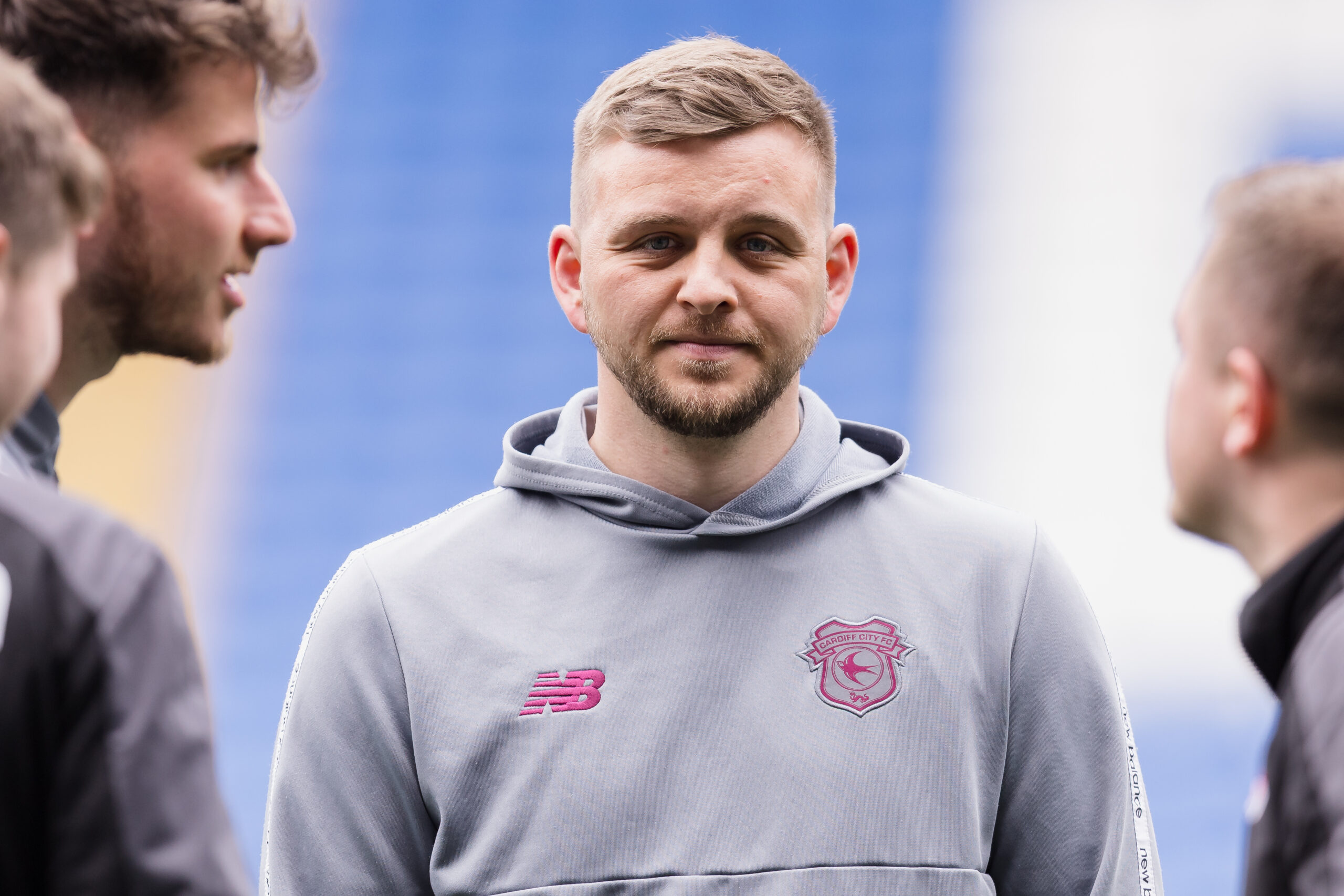 Cardiff City Womens Head Coach Iain Darbyshire during the 2024/2025 Genero Adran Premier league fixture between Cardiff City Women FC & Briton Ferry Llansawel AFC Ladies at the Cardiff City Stadium, Wales